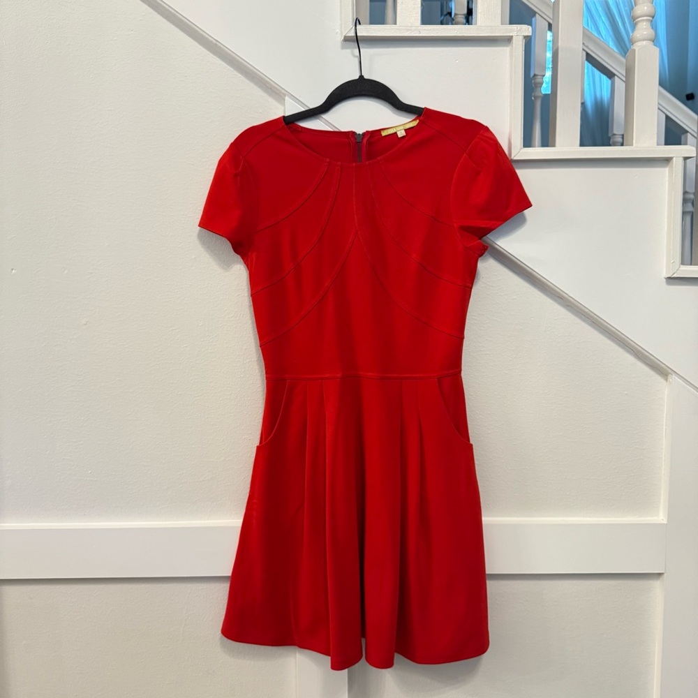 Gianni Bini Red Dress Short Sleeves size S